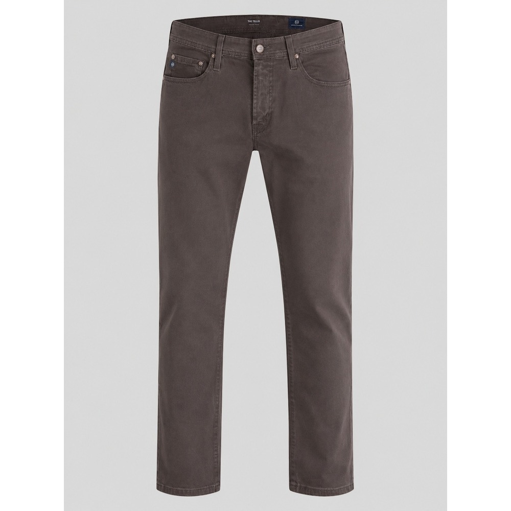 AG Adriano Goldschmied Tellis Modern Slim Pants‎ Dark Brown 31x34 Cotton Blend